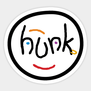 Hunk Sticker